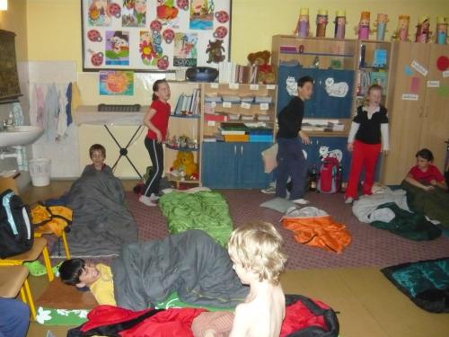 Pohádková noc - spaní ve škole (30.3.2010)