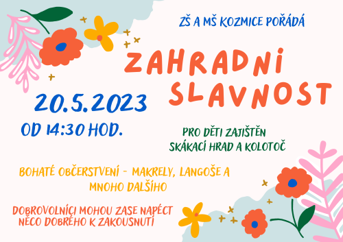 zahradní slavnost