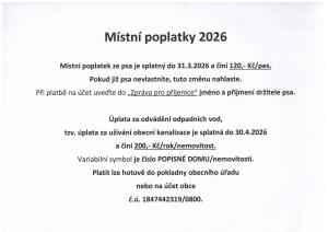 místní poplatky 2026
