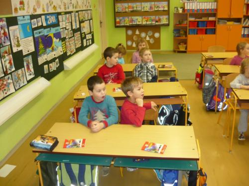 Předškoláci ve škole (20.1.2012)